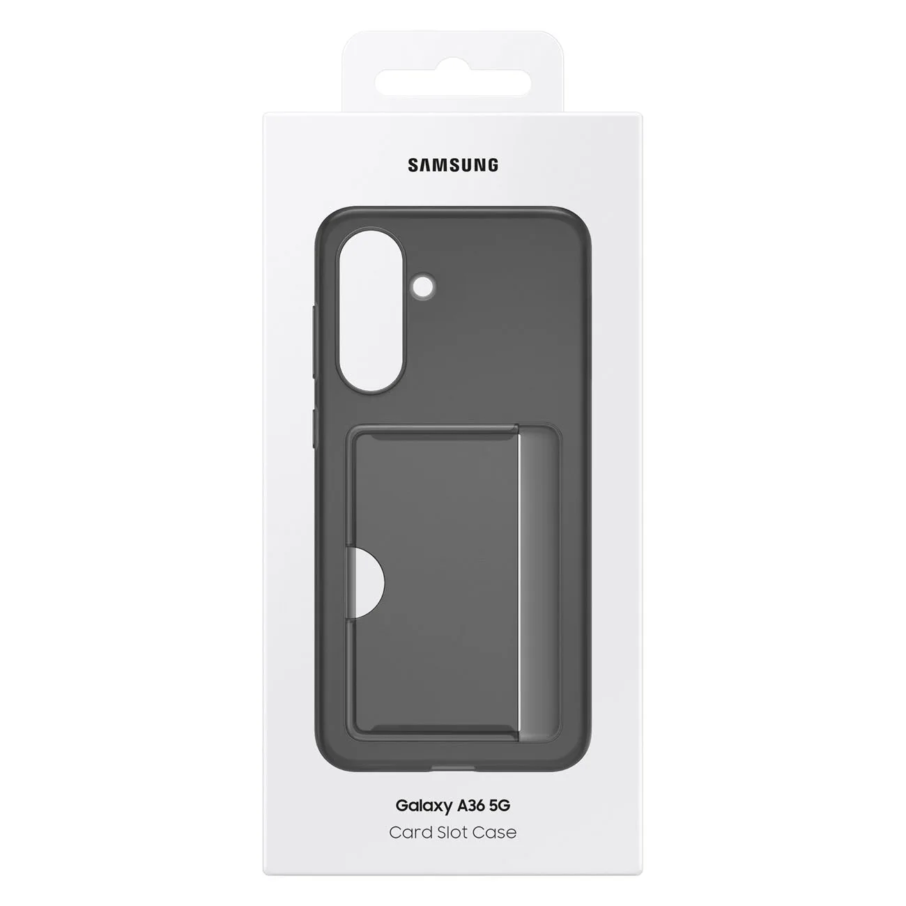 Etui Samsung Card Slot Case z kieszenią na karty na Samsung Galaxy A36 5G - czarne 7