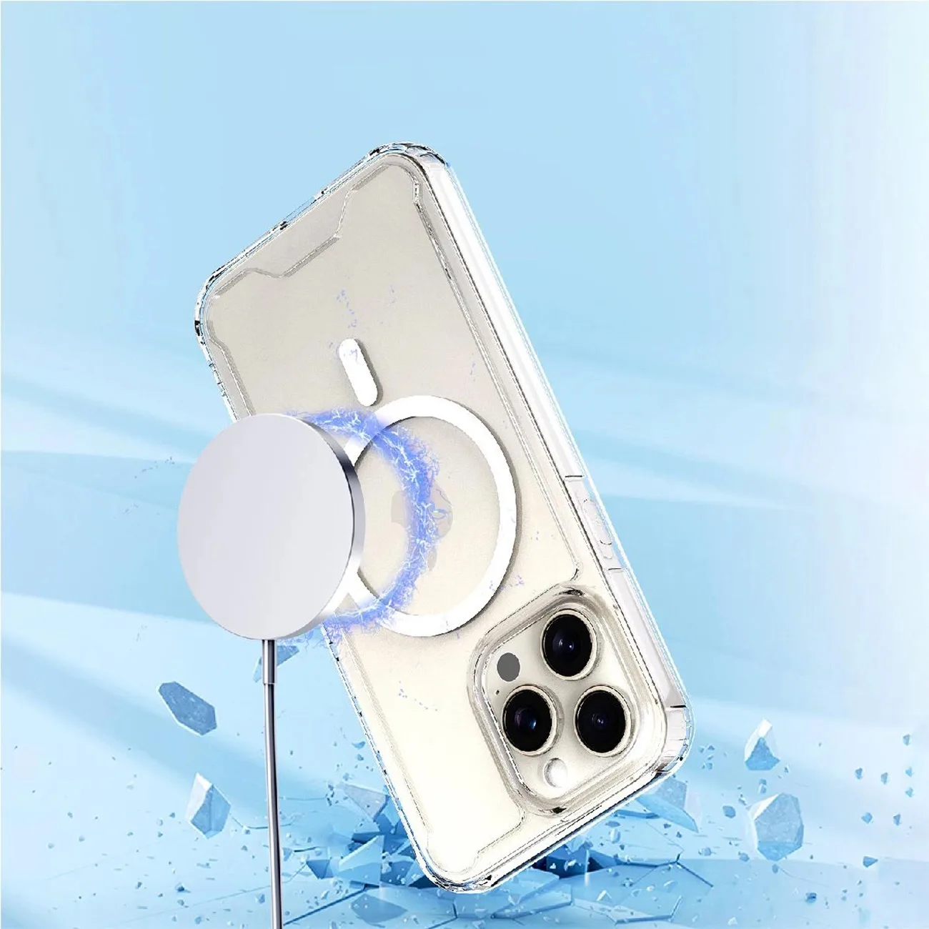 Etui ochronne na Samsung Galaxy S25 Clear Corner Case MagSafe - przezroczyste 6