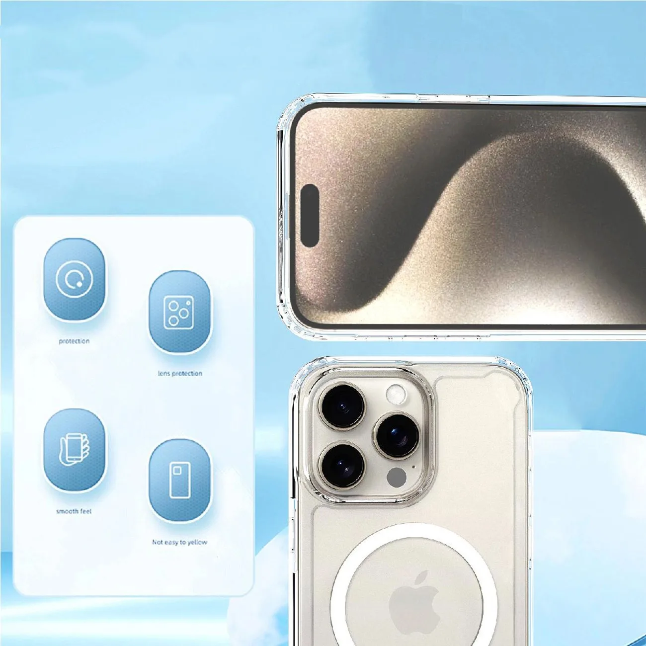 Etui ochronne na Samsung Galaxy S25 Clear Corner Case MagSafe - przezroczyste 7