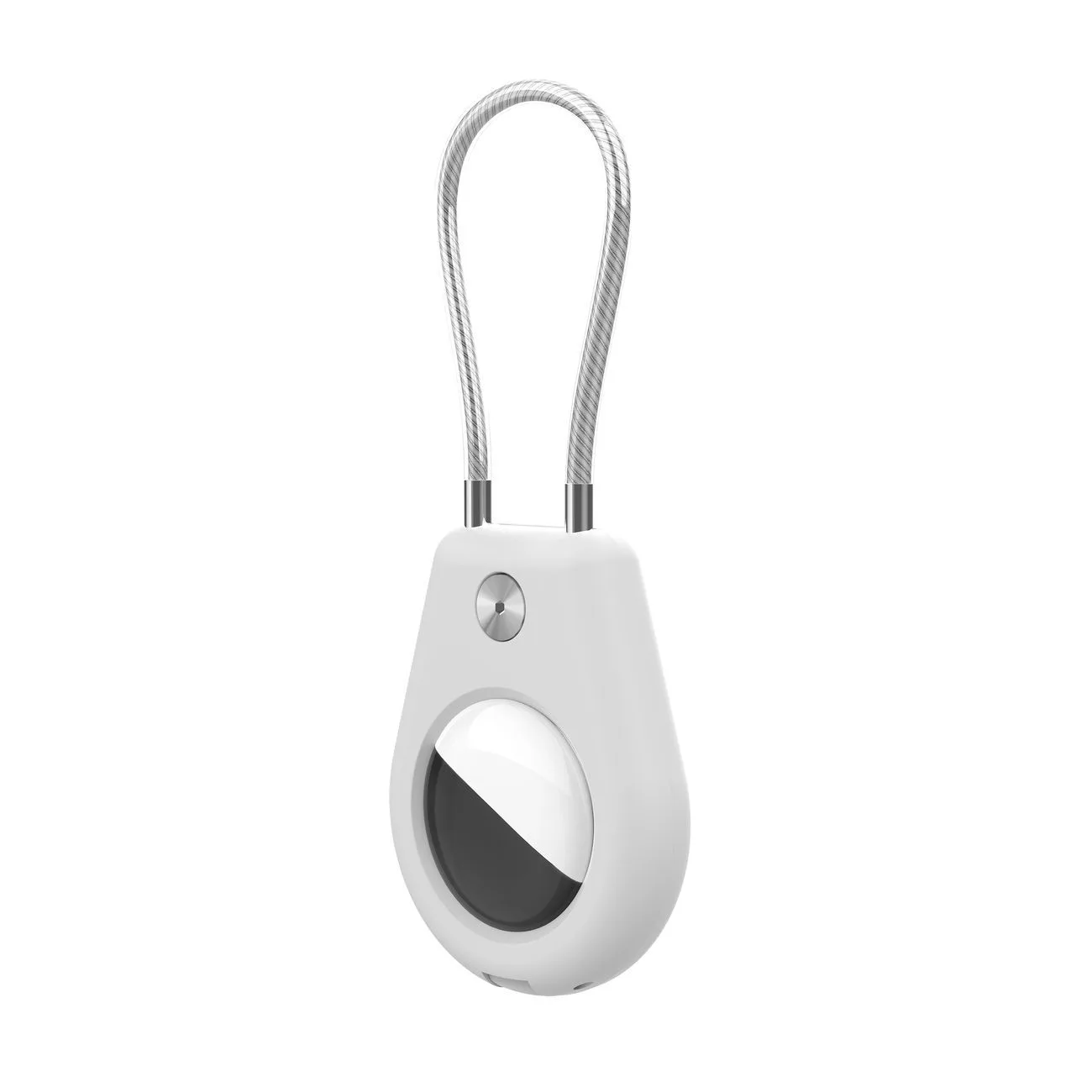 Husă pentru Apple AirTag cu cablu din oțel - 2 buc. 3