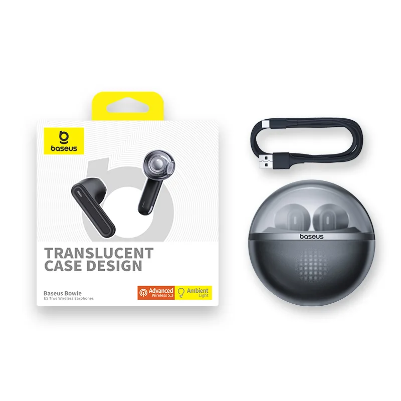 Bowie E5 TWS Wireless Earbuds - Black 6