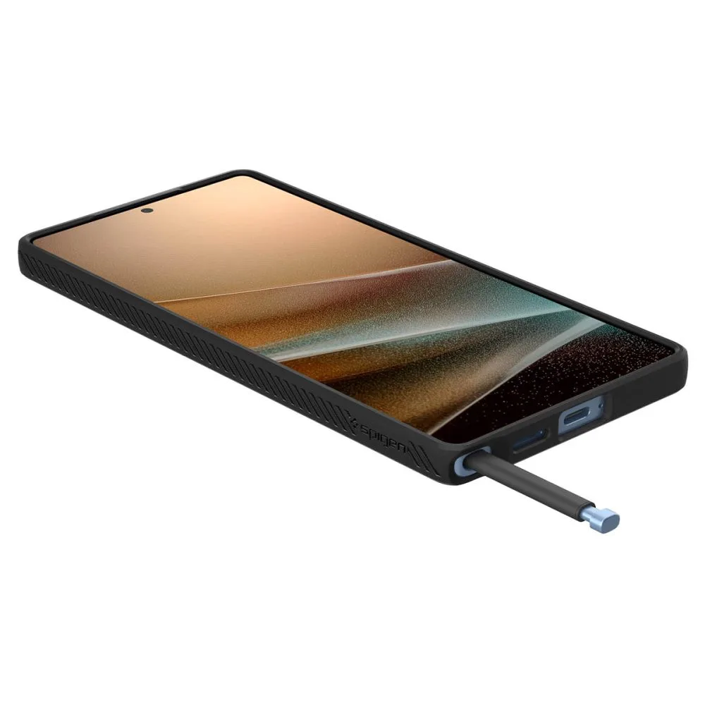 Etui pokrowiec na Samsung Galaxy S25 Ultra Liquid Air - czarne 10