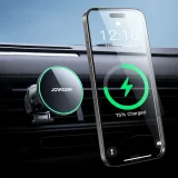Suport auto cu încărcător de telefon Qi2 de 15 W pentru gura de aerisire - negru 11