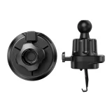 Suport auto cu încărcător de telefon Qi2 de 15 W pentru gura de aerisire - negru 6