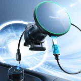 Suport auto cu încărcător de telefon Qi2 de 15 W pentru gura de aerisire - negru 8