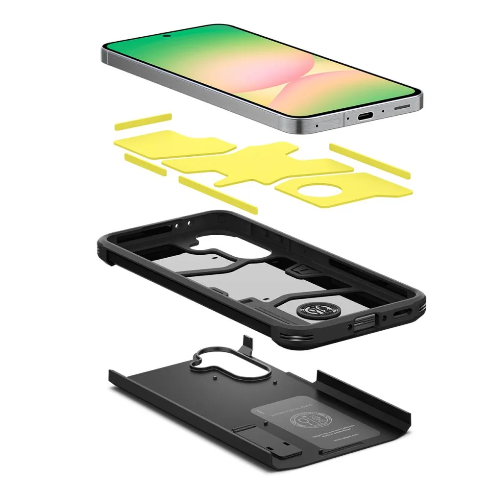 Etui plecki na Samsung Galaxy A56 5G z podstawką Tough Armor - czarne 6