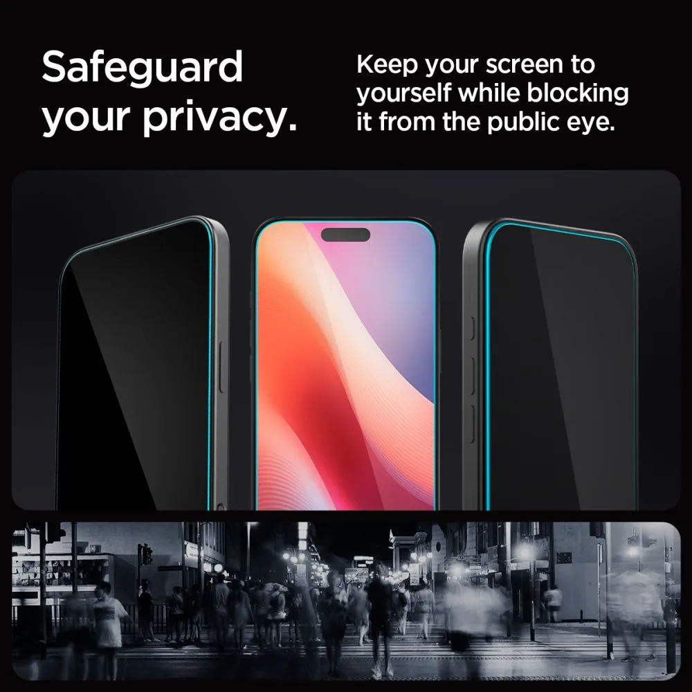 Kaljeno staklo za iPhone 16 Pro Glas.tR EZ Fit Privacy - 2 komada 6