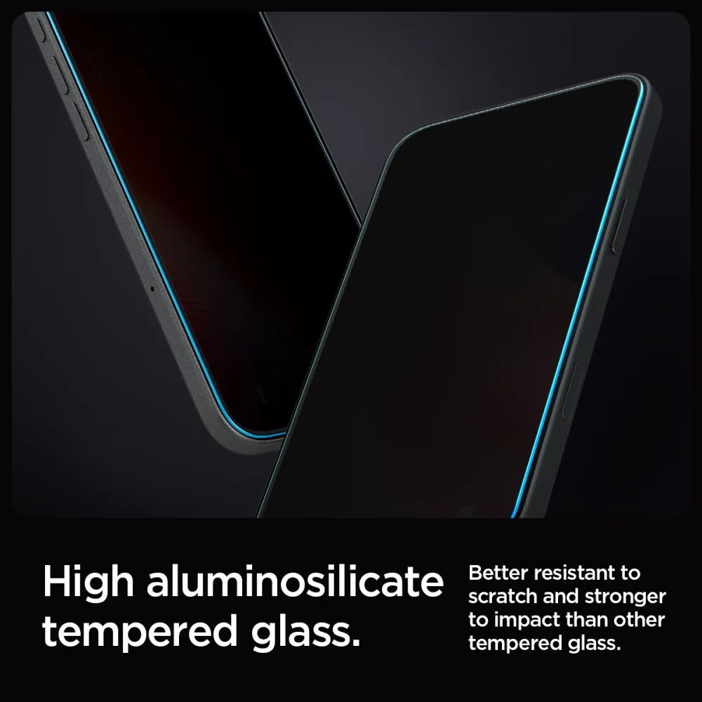 Edzett üveg iPhone 16 Pro-hoz Glas.tR EZ Fit Privacy – 2 db. 8