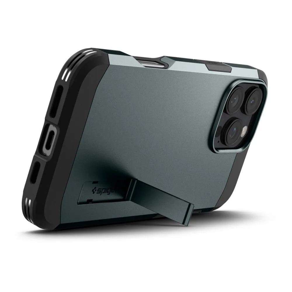 Tough Armor MagSafe állványos tok iPhone 16 Pro-hoz – zöld 8