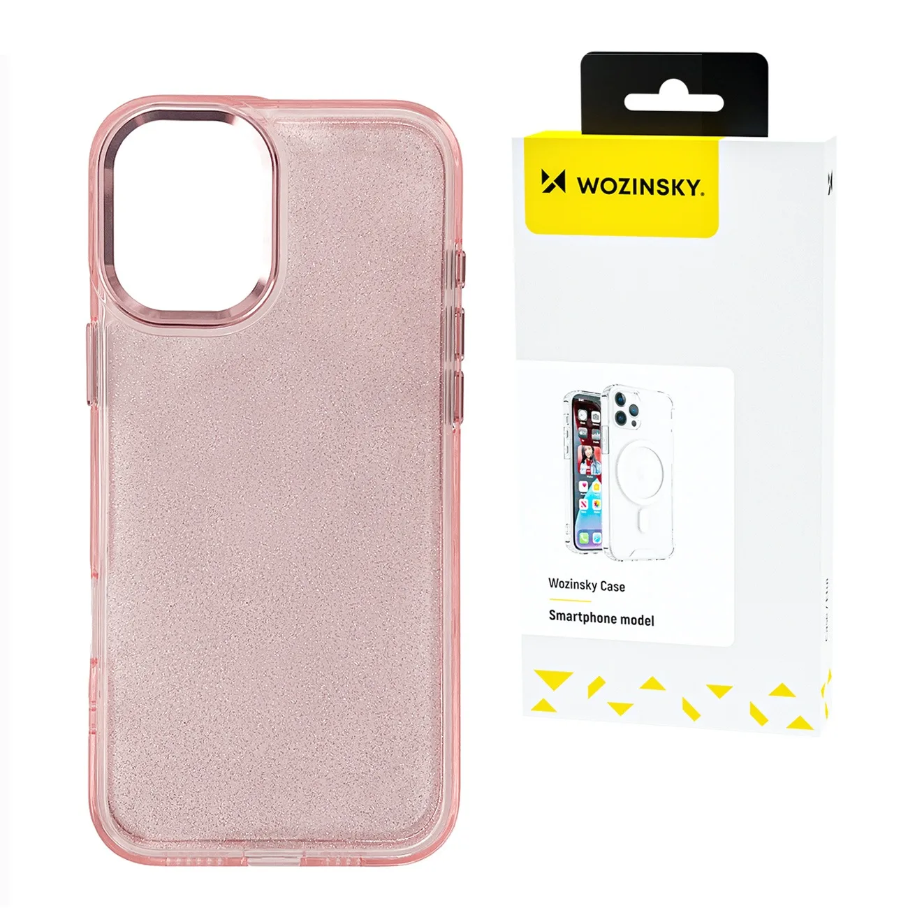 Védőtok a Samsung Galaxy S25 Ultra készülékhez – rózsaszín, csillogó