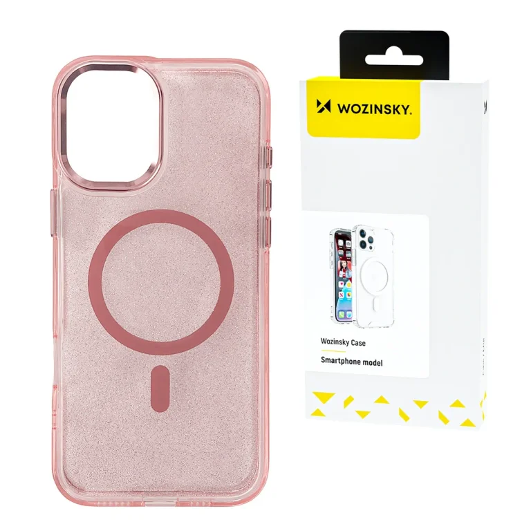 Samsung Galaxy S25 csillogó tok – rózsaszín csillogó