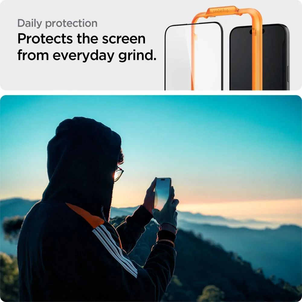 ALM Glass FC edzett védőüveg iPhone 15 Plus-hoz – fekete (2 db) 10