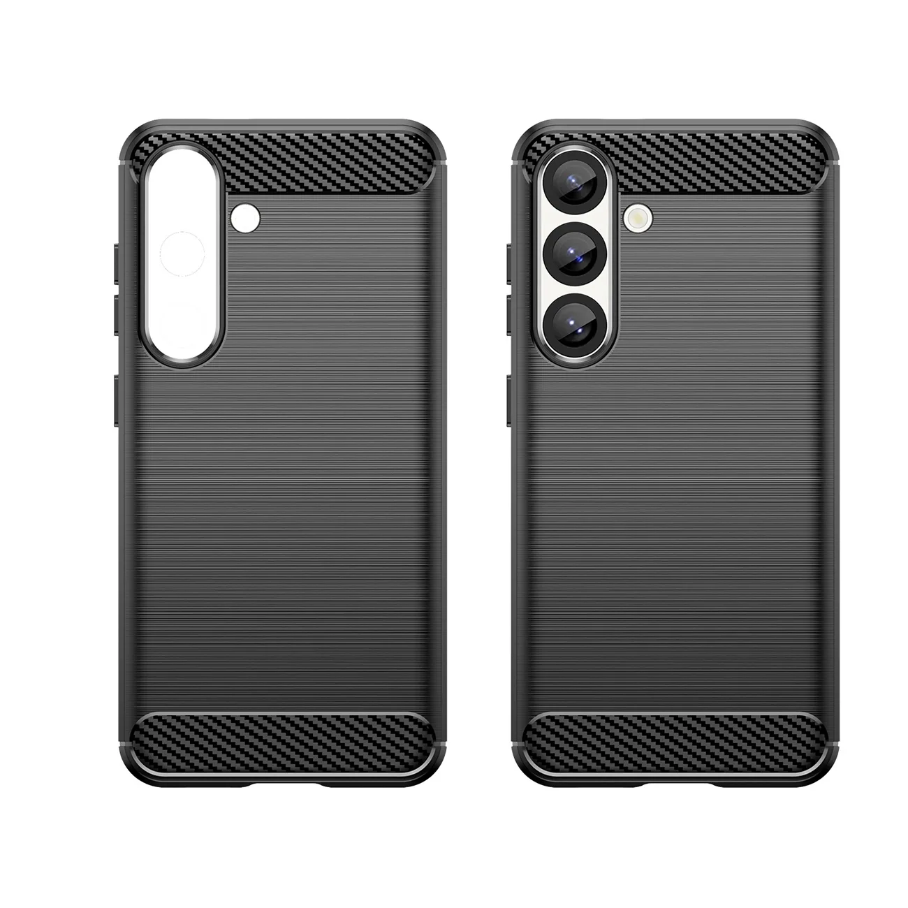Flexible Silikonhülle für Xiaomi Poco F7 Ultra Carbon Case – schwarz 2