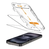 Härtungsglas für iPhone 15 / 16 mit Quick Set+ Einbaurahmen – 2 Stück 2