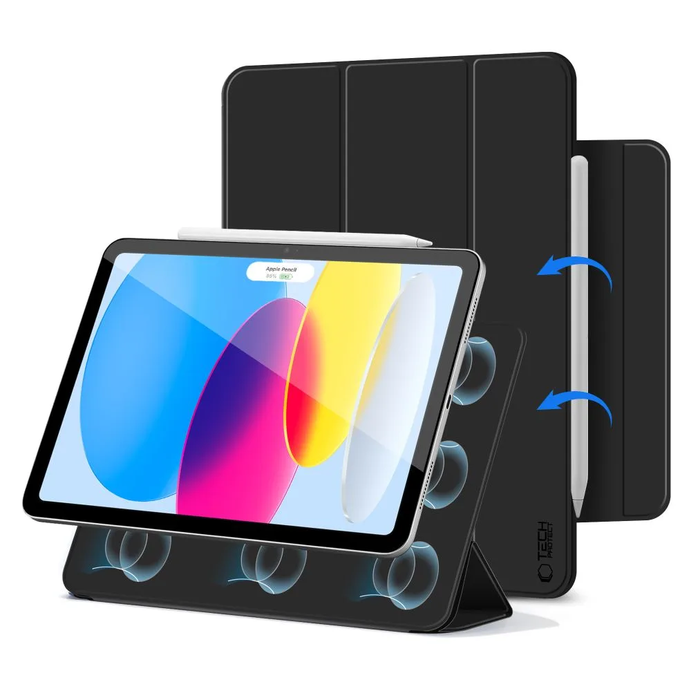 Etui ochronne na iPad 10.9'' 2022 / iPad 11'' 2025 Smartcase Magnetic - czarne 2