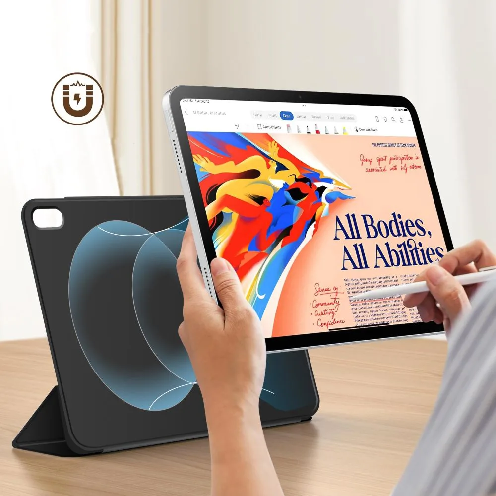 Etui ochronne na iPad 10.9'' 2022 / iPad 11'' 2025 Smartcase Magnetic - czarne 6