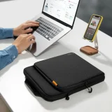 Torba na laptopa 13-14 i akcesoria - czarna 11