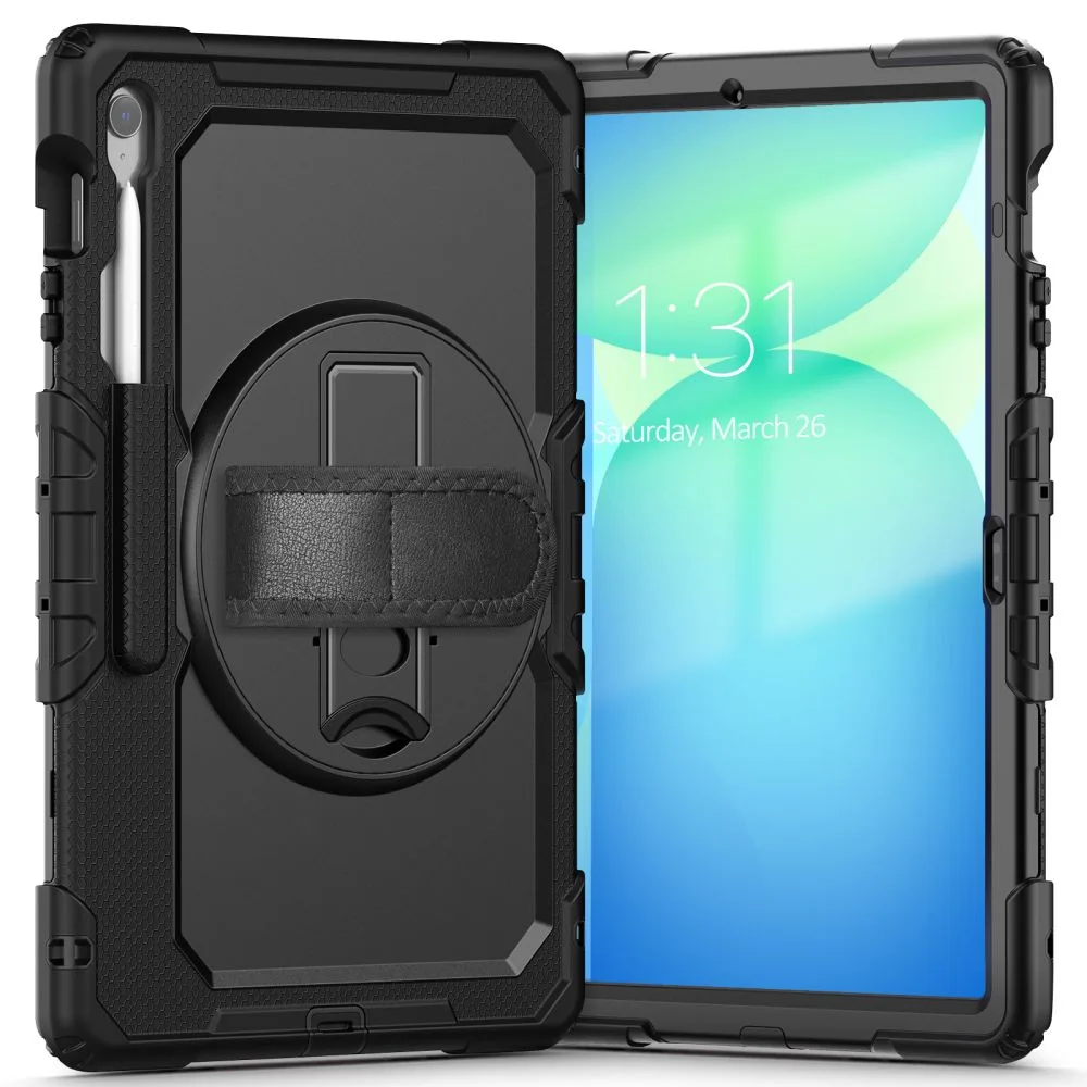 Szilárd tok Samsung Galaxy Tab S10 FE+ készülékhez – fekete