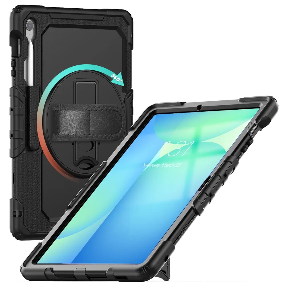 Solid Case for Samsung Galaxy Tab S10 FE+ - Black 2