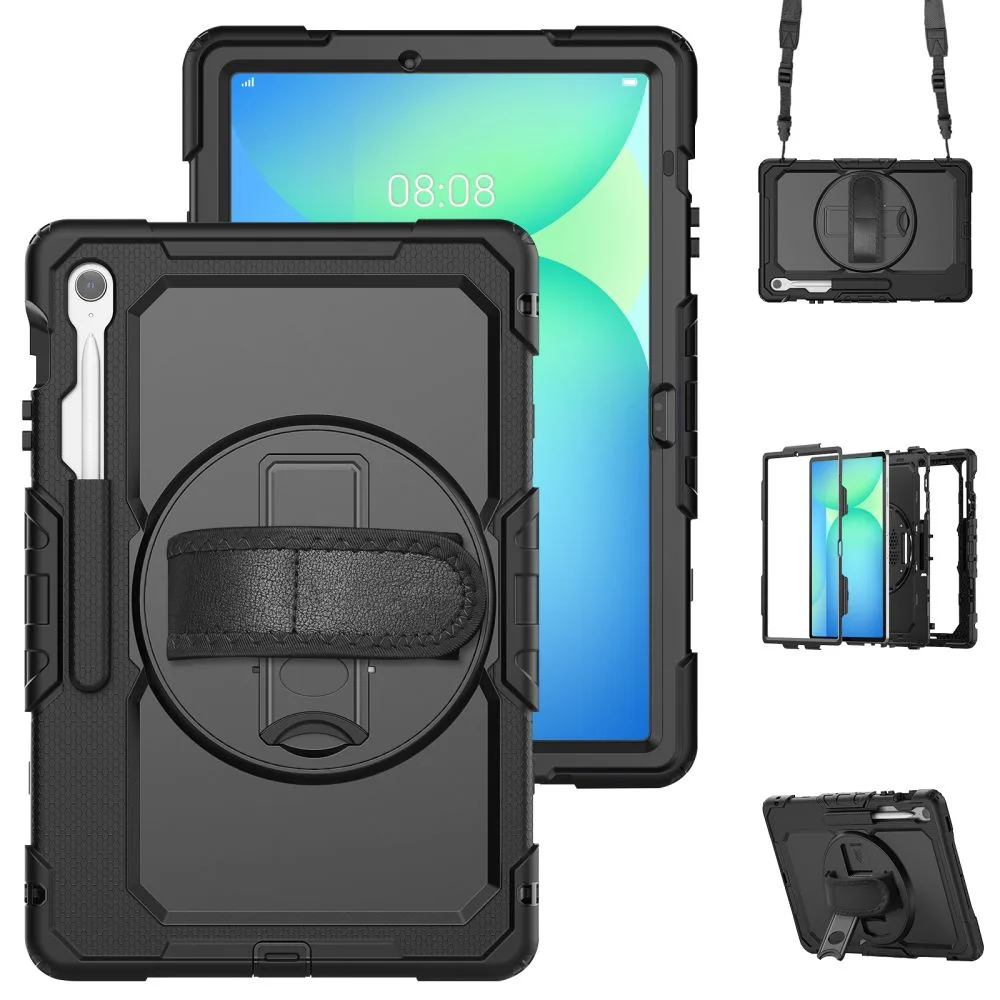 Solid Case for Samsung Galaxy Tab S10 FE+ - Black 3