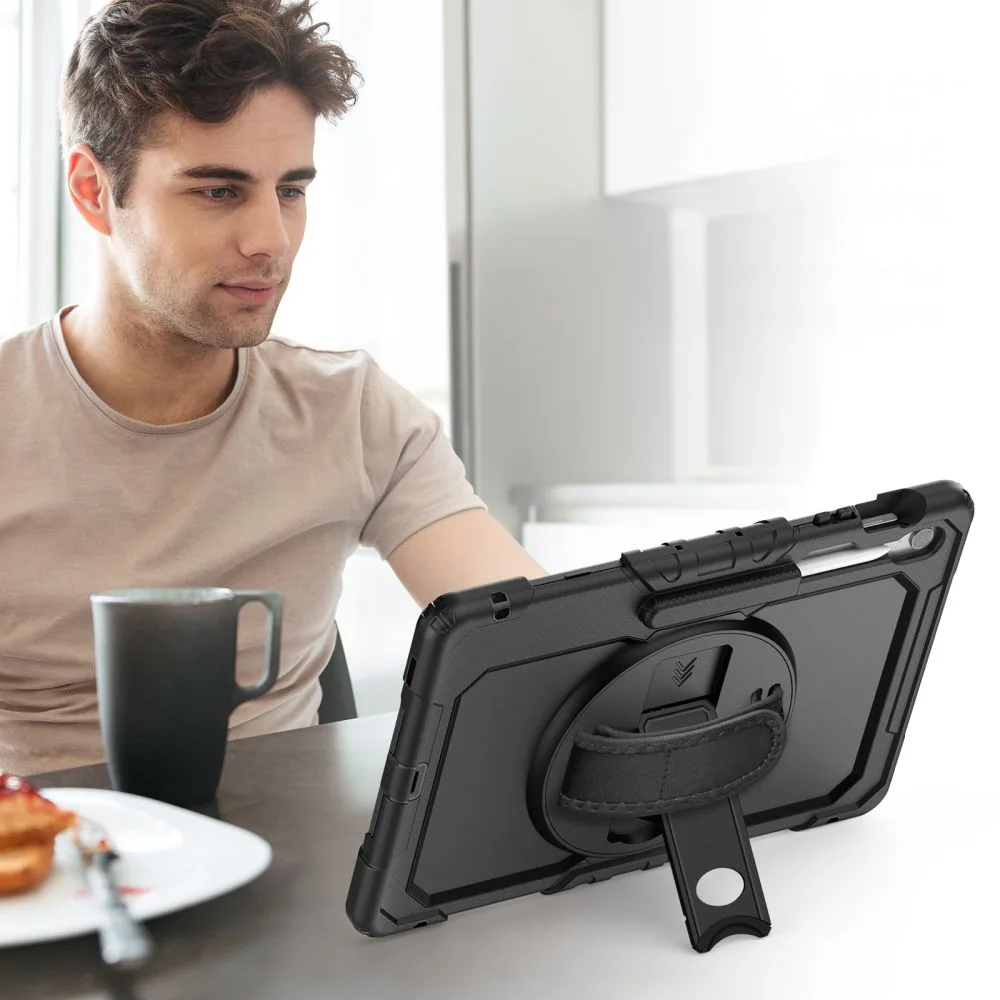 Solid Case for Samsung Galaxy Tab S10 FE+ - Black 6