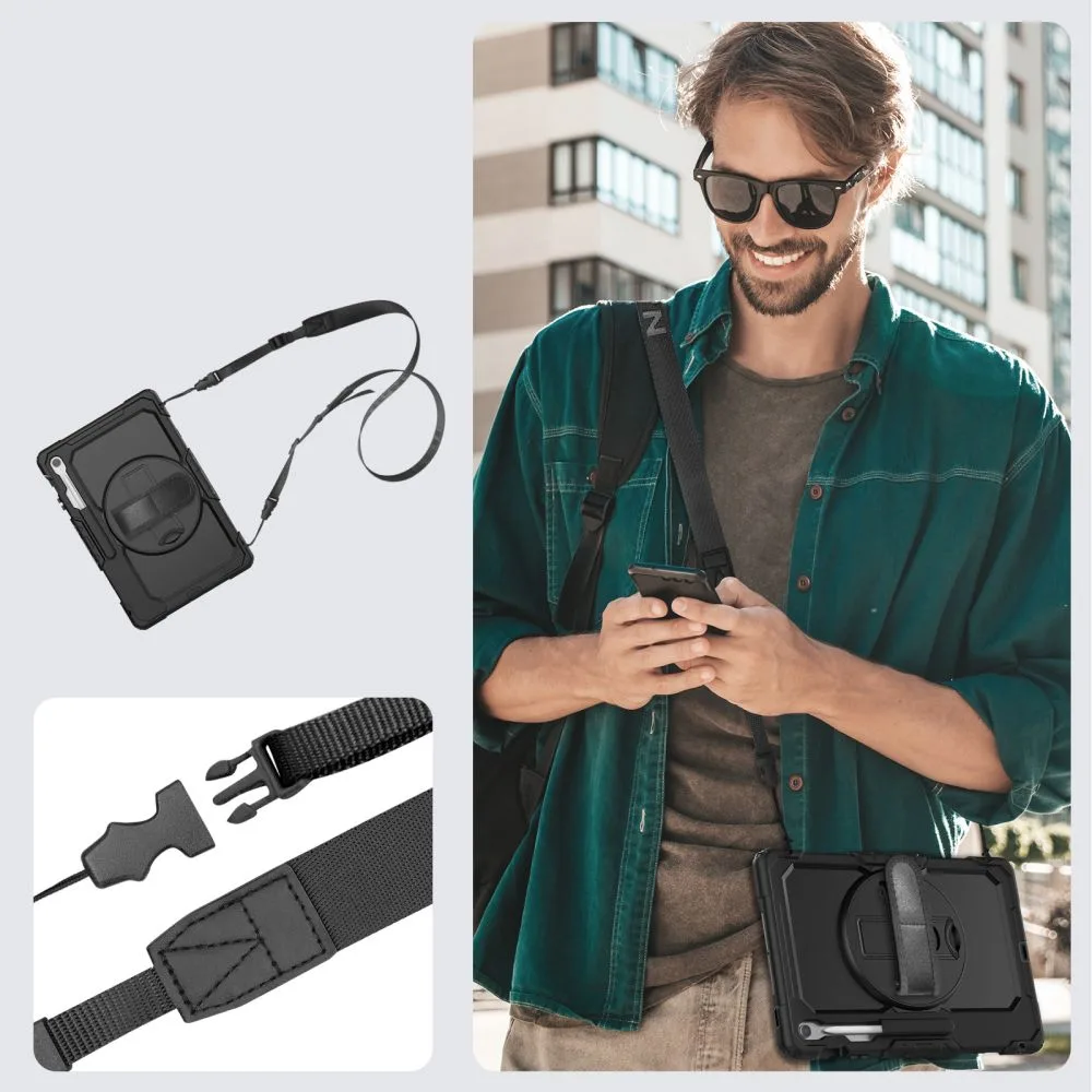 Solid Case for Samsung Galaxy Tab S10 FE+ - Black 8