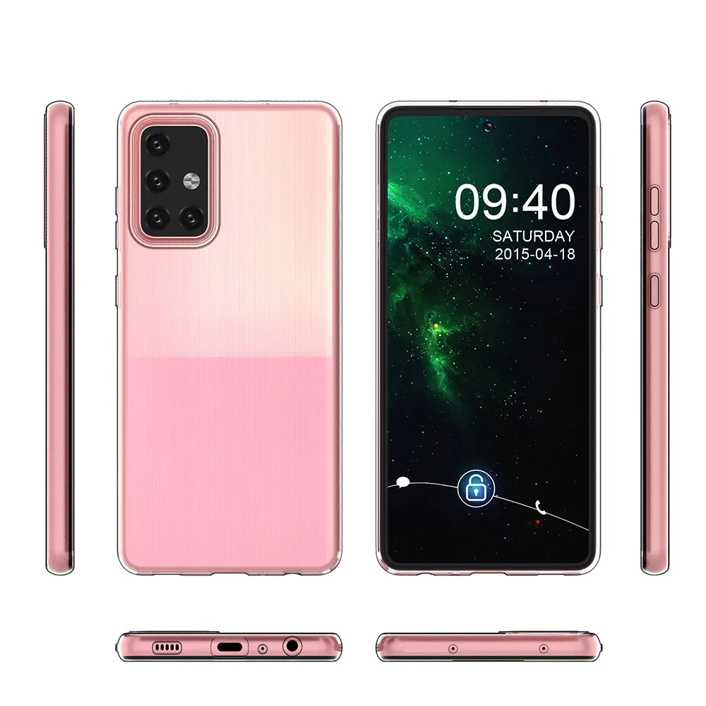 Gel-Hülle für Samsung Galaxy A72 4G Ultra Clear 0,5 mm – transparent 4