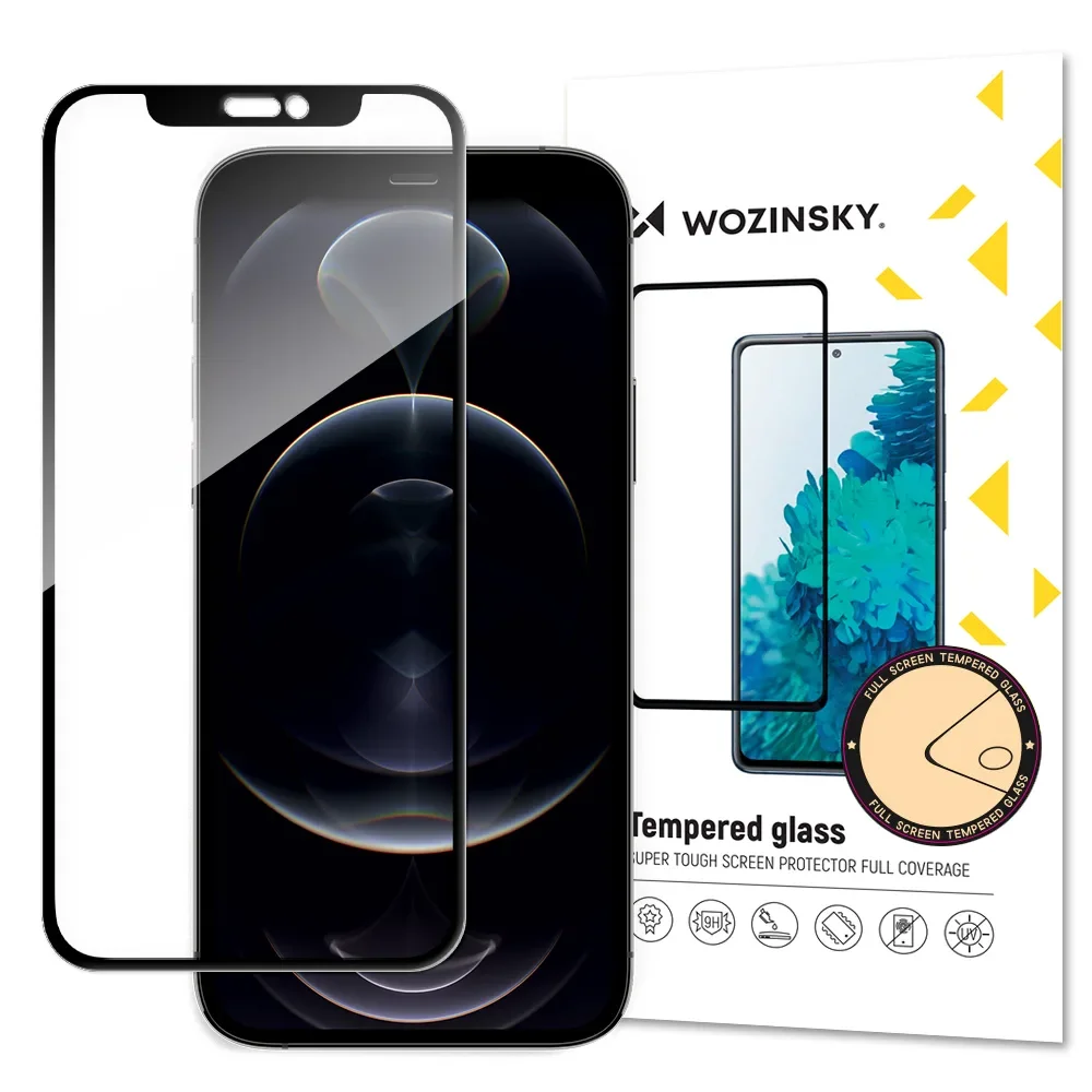 Edzett üveg iPhone 13 mini-hez Teljes felületű edzett üveg