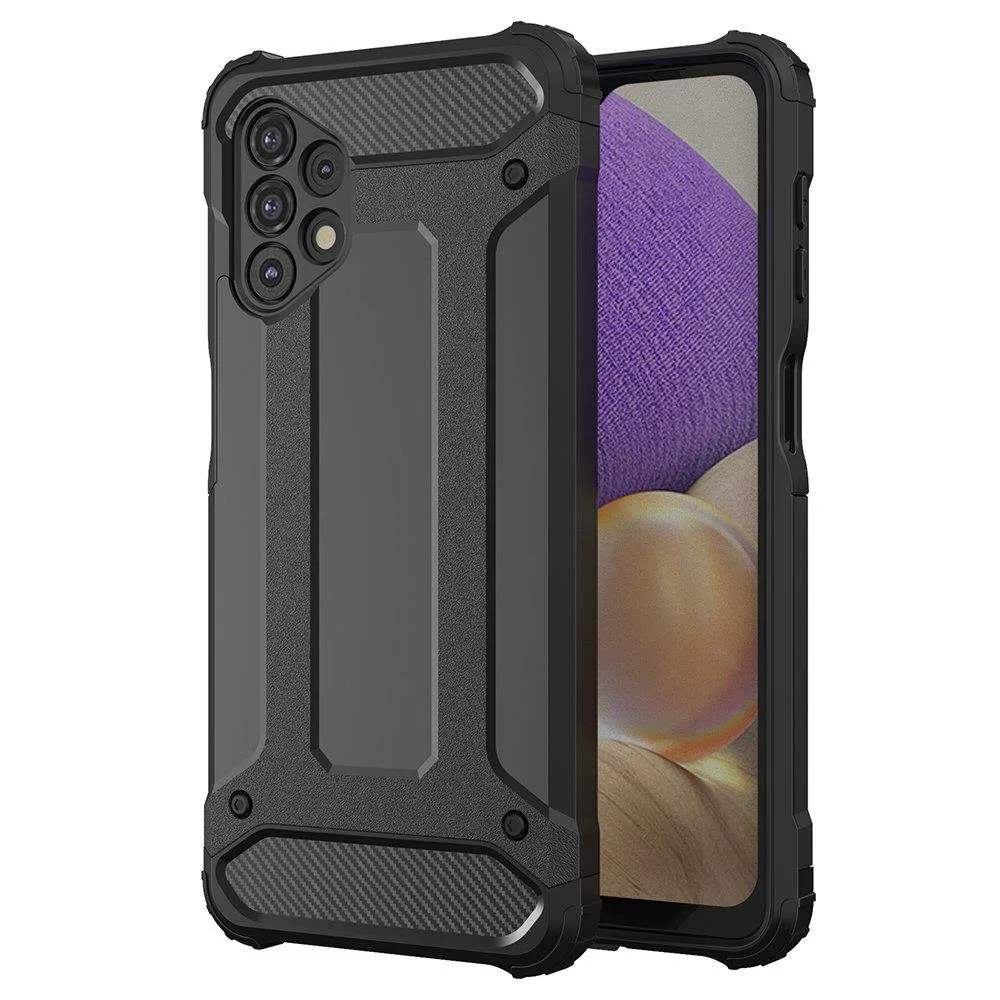 Samsung Galaxy A73 Hybrid Armor tok – fekete