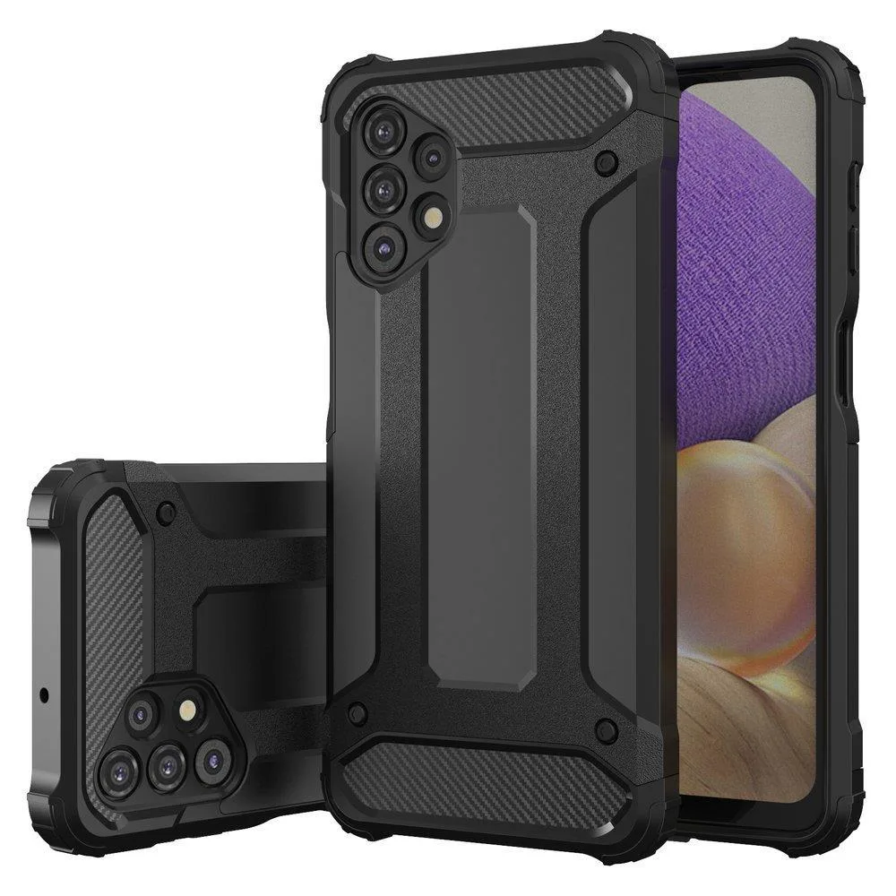 Samsung Galaxy A73 Hybrid Armor tok – fekete 2