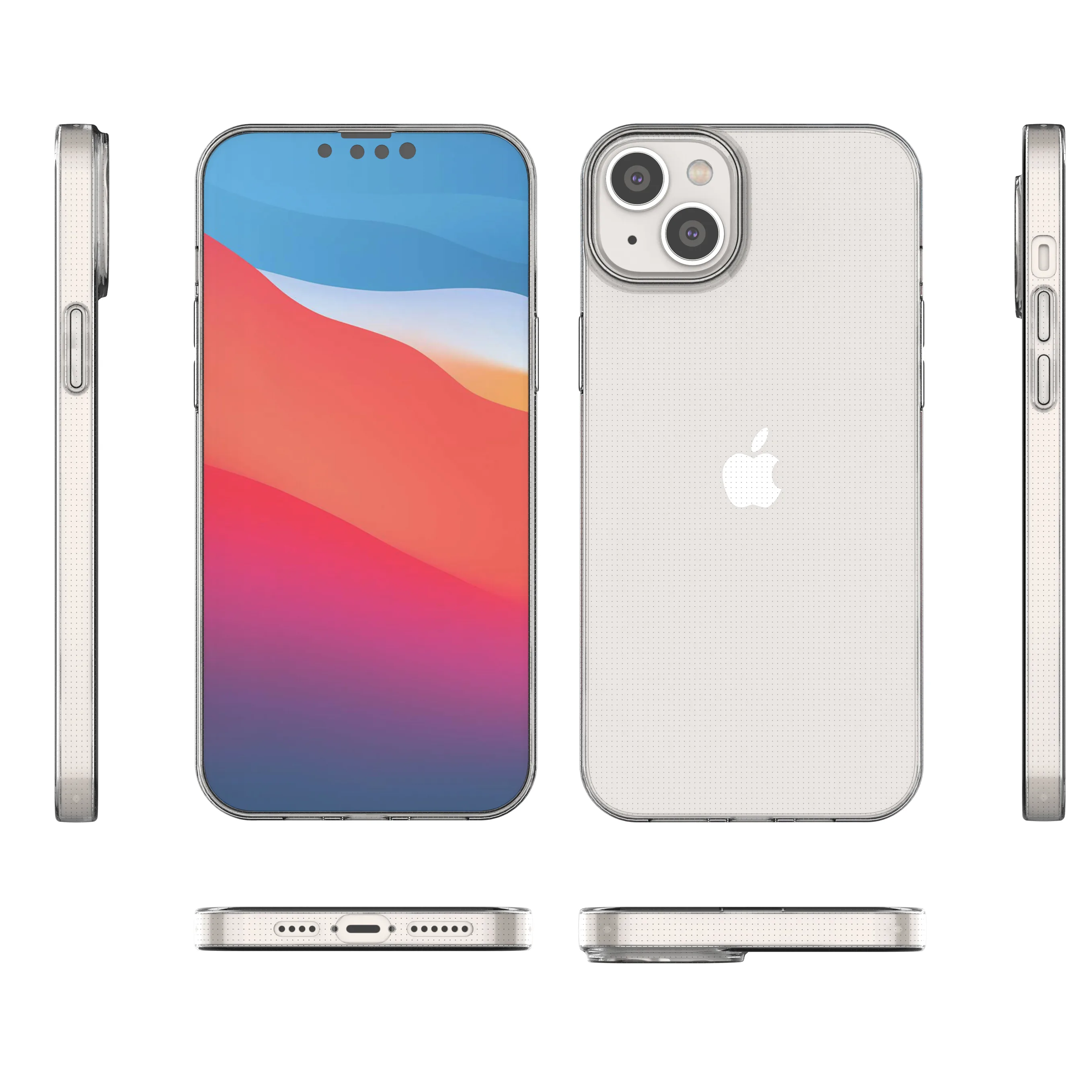 Ultra prozirna gel maska 0,5 mm za iPhone 14 Plus - prozirna 3