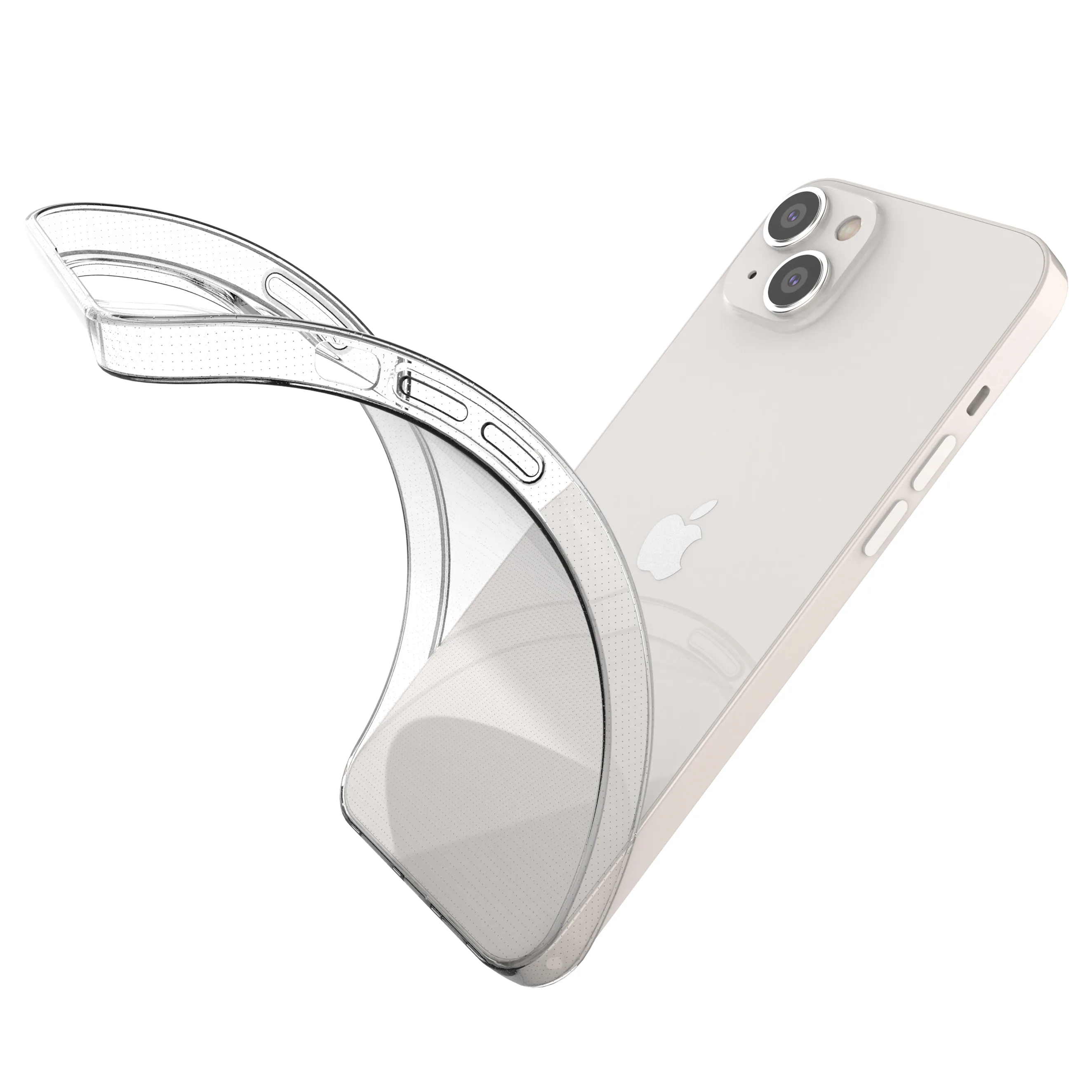 Ultra prozirna gel maska 0,5 mm za iPhone 14 Plus - prozirna 8