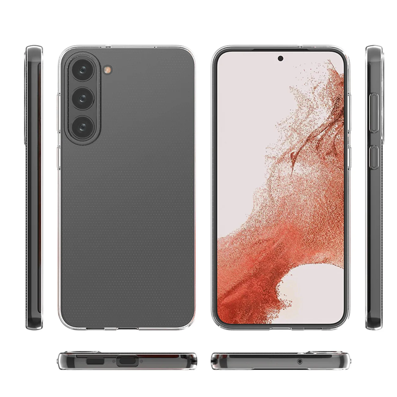 Tanka maska od 0,5 mm za Samsung Galaxy S23+ - prozirna 3