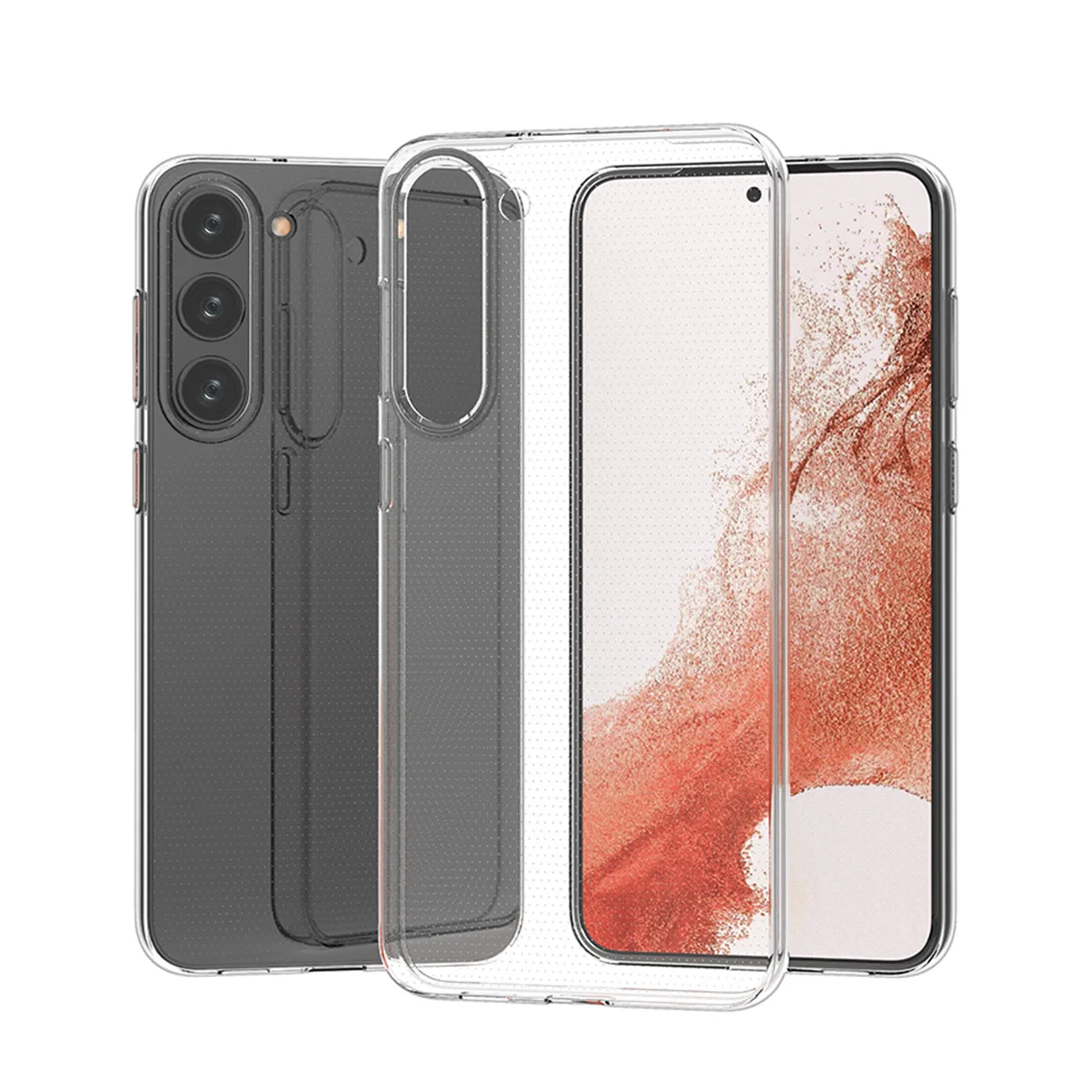 Tanka maska od 0,5 mm za Samsung Galaxy S23+ - prozirna 7