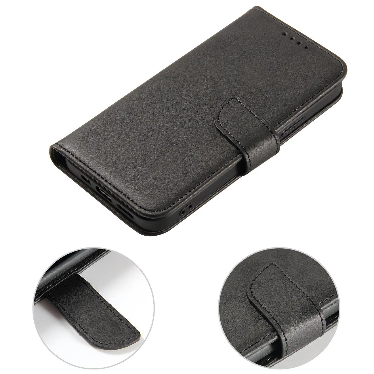 Etui pokrowiec z klapką portfel podstawka na Samsung Galaxy S23+ Magnet Case - czarny 2