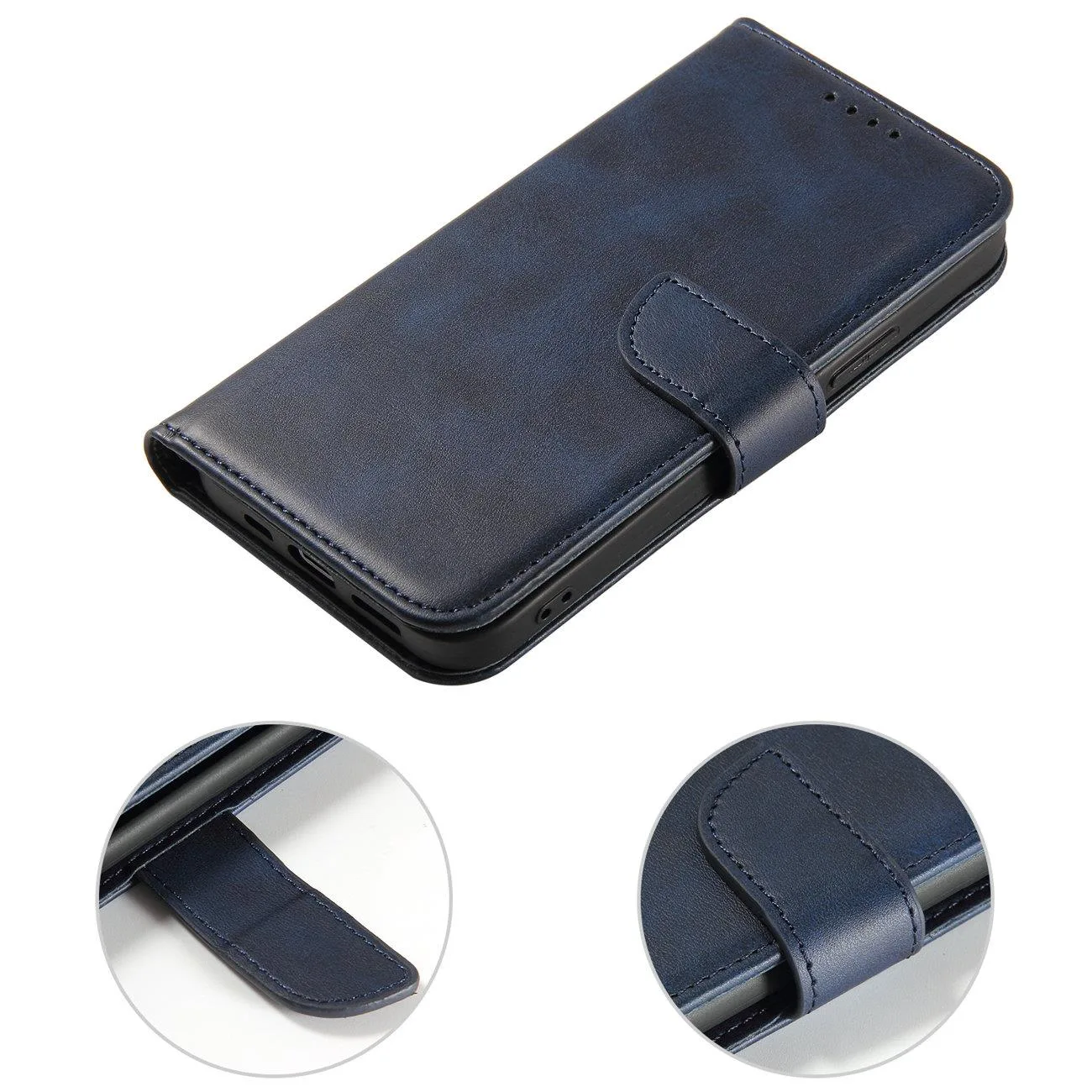 Etui pokrowiec z klapką portfel podstawka na Samsung Galaxy S23+ Magnet Case - niebieskie 2