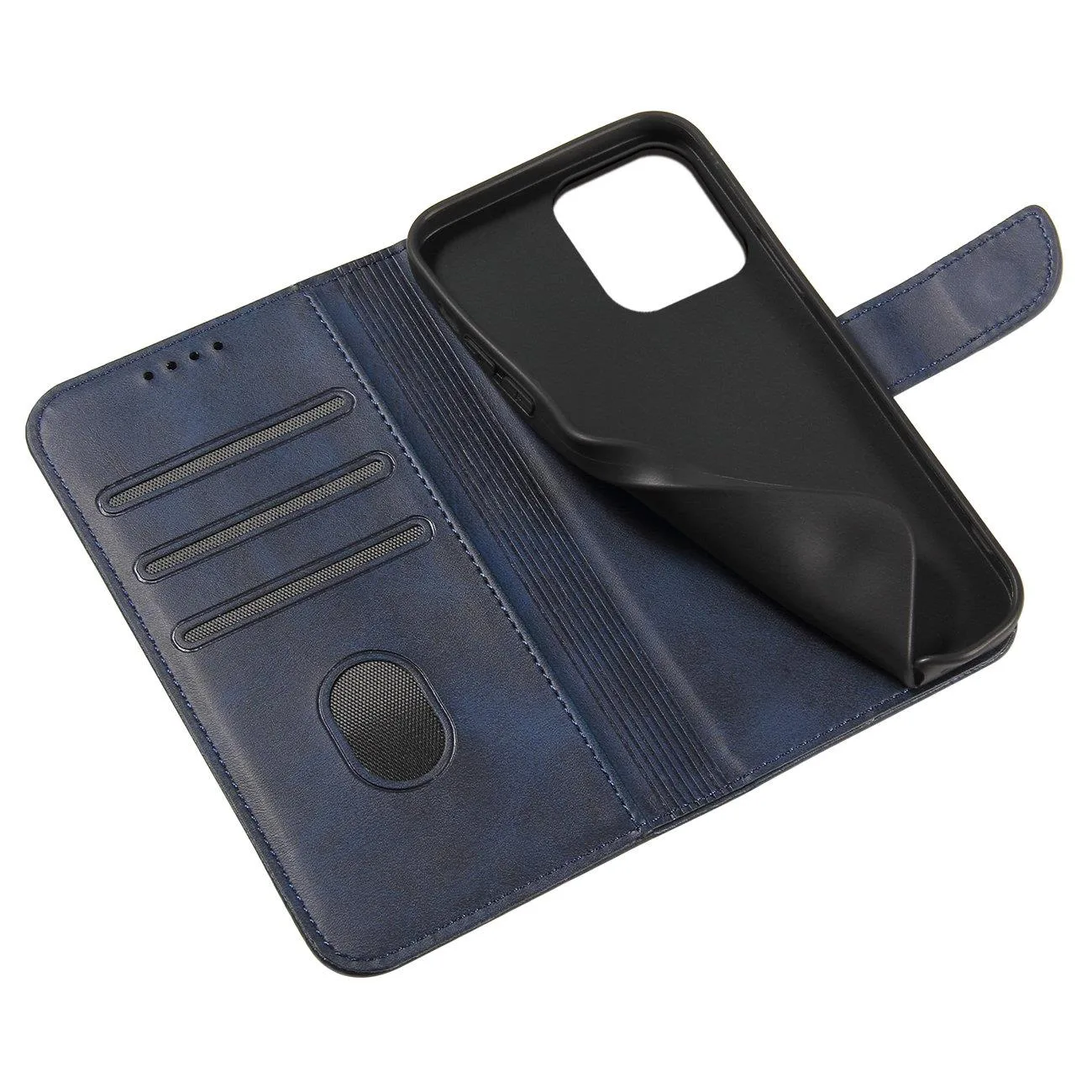Etui pokrowiec z klapką portfel podstawka na Samsung Galaxy S23+ Magnet Case - niebieskie 6