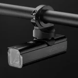 Predné svetlo na bicykel s výkonom 1000 lm s káblom USB-C na USB-A – čierne 6