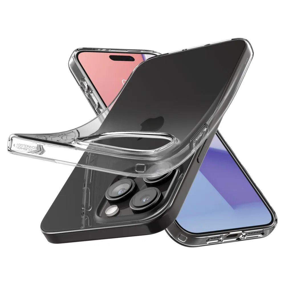 Husă Liquid Crystal pentru iPhone 15 Pro Max - Transparentă 7