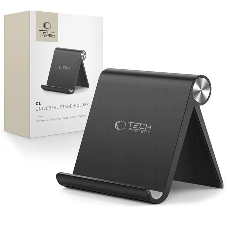 Universal stand for smartphones and tablets - black 5