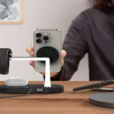 Ładowarka indukcyjna 3w1 na smartfon słuchawki smartwatch z MagSafe - czarna 6