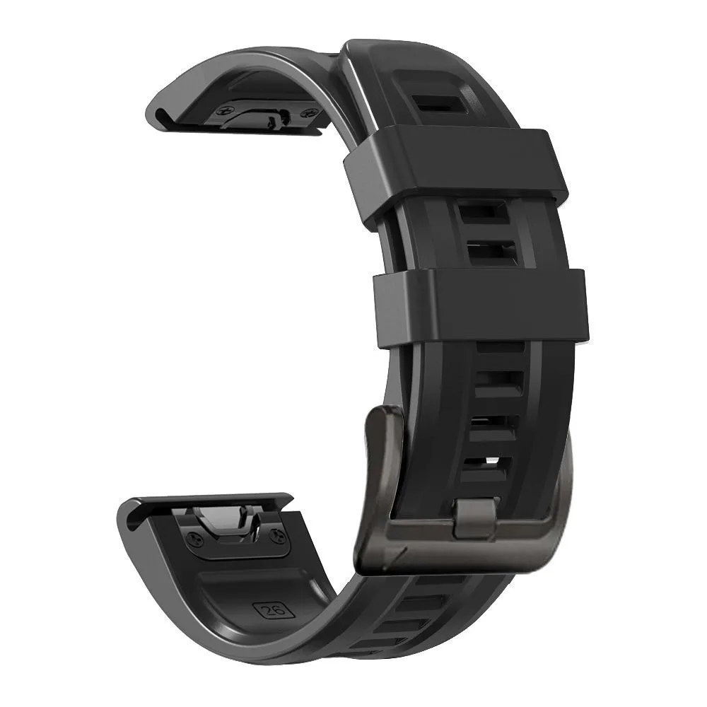 Curea IconBand pentru Garmin Fenix 5 / 6 / 6 Pro / 7 - Negru 4