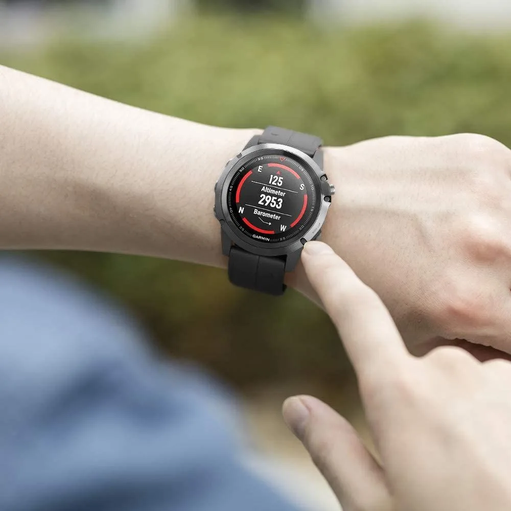 Curea IconBand pentru Garmin Fenix 5 / 6 / 6 Pro / 7 - Negru 8