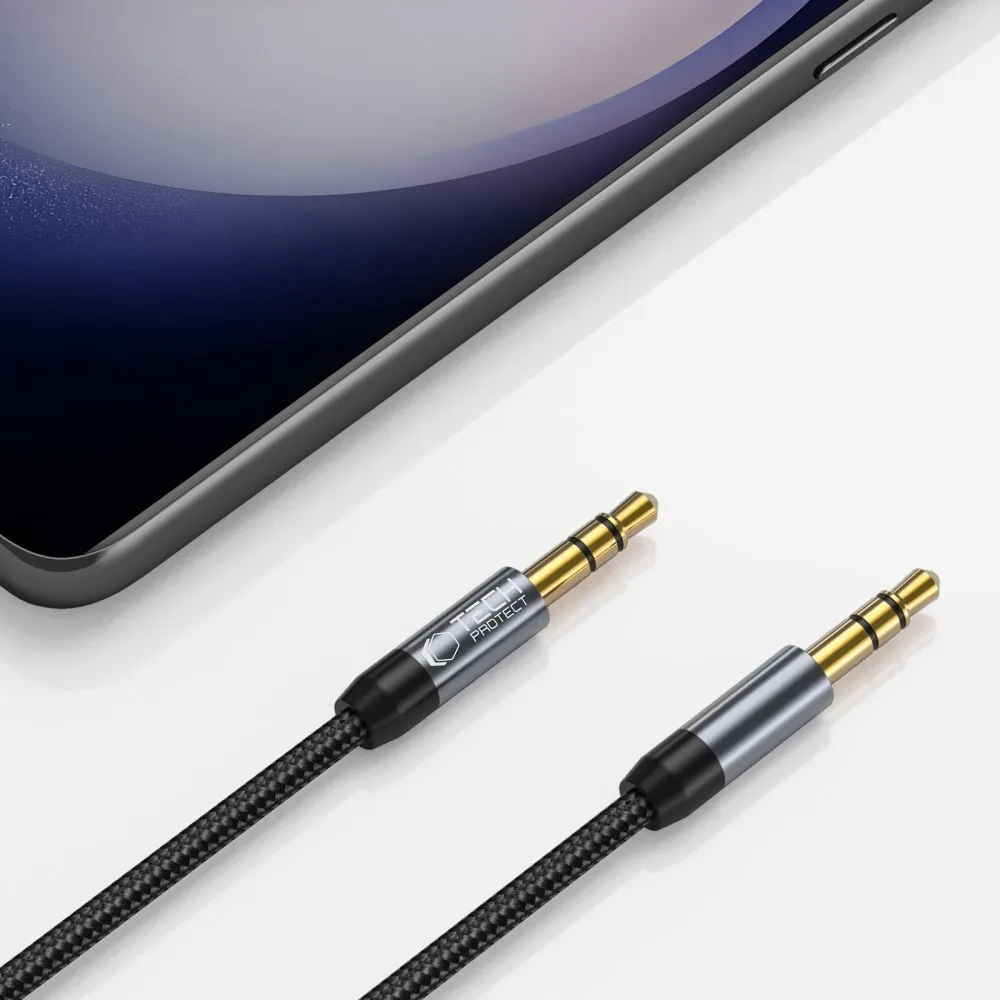 3.5mm mini jack AUX audio cable, 1.5m - black 2