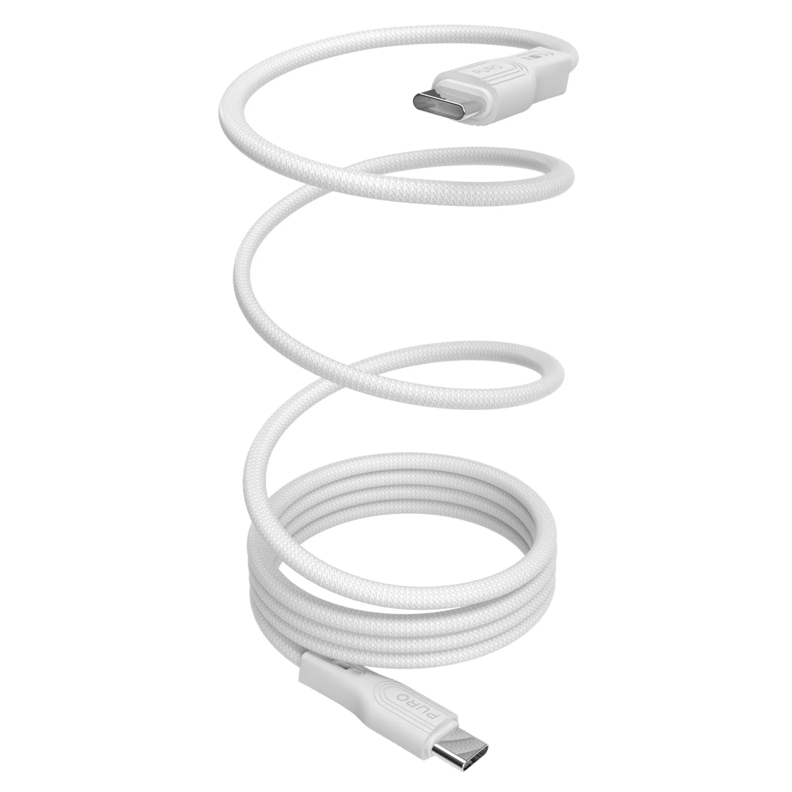 60 W-os USB-C mágneses kábel, 1 m – fehér