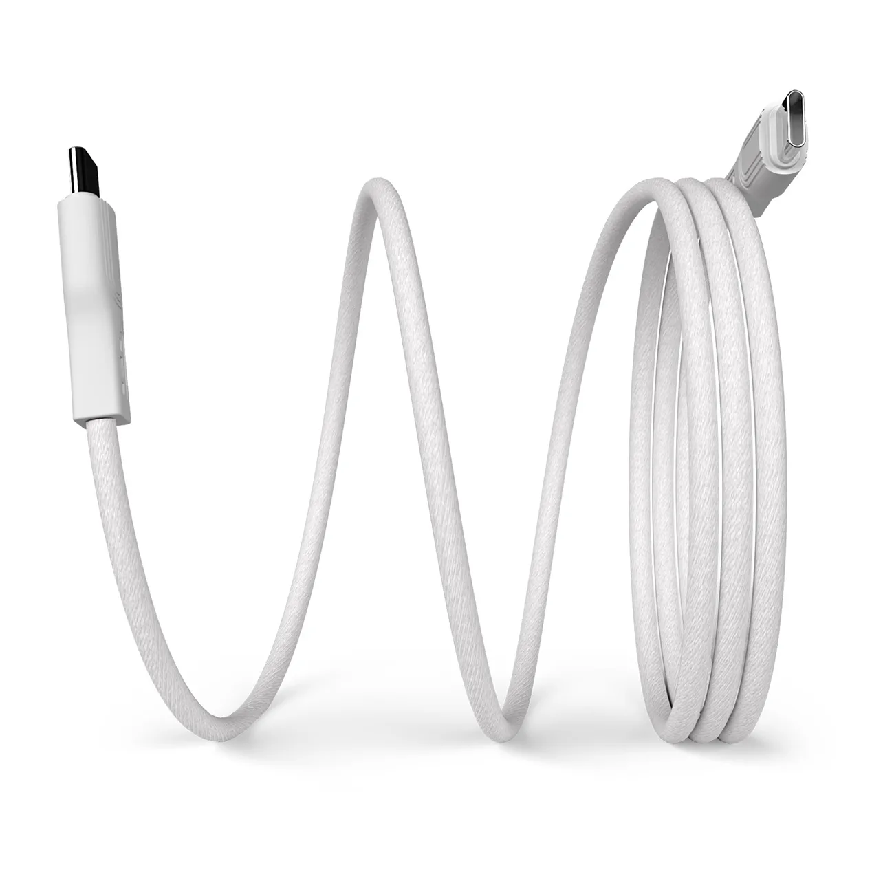 Cablu magnetic USB-C de 60 W, 1 m - Alb 3