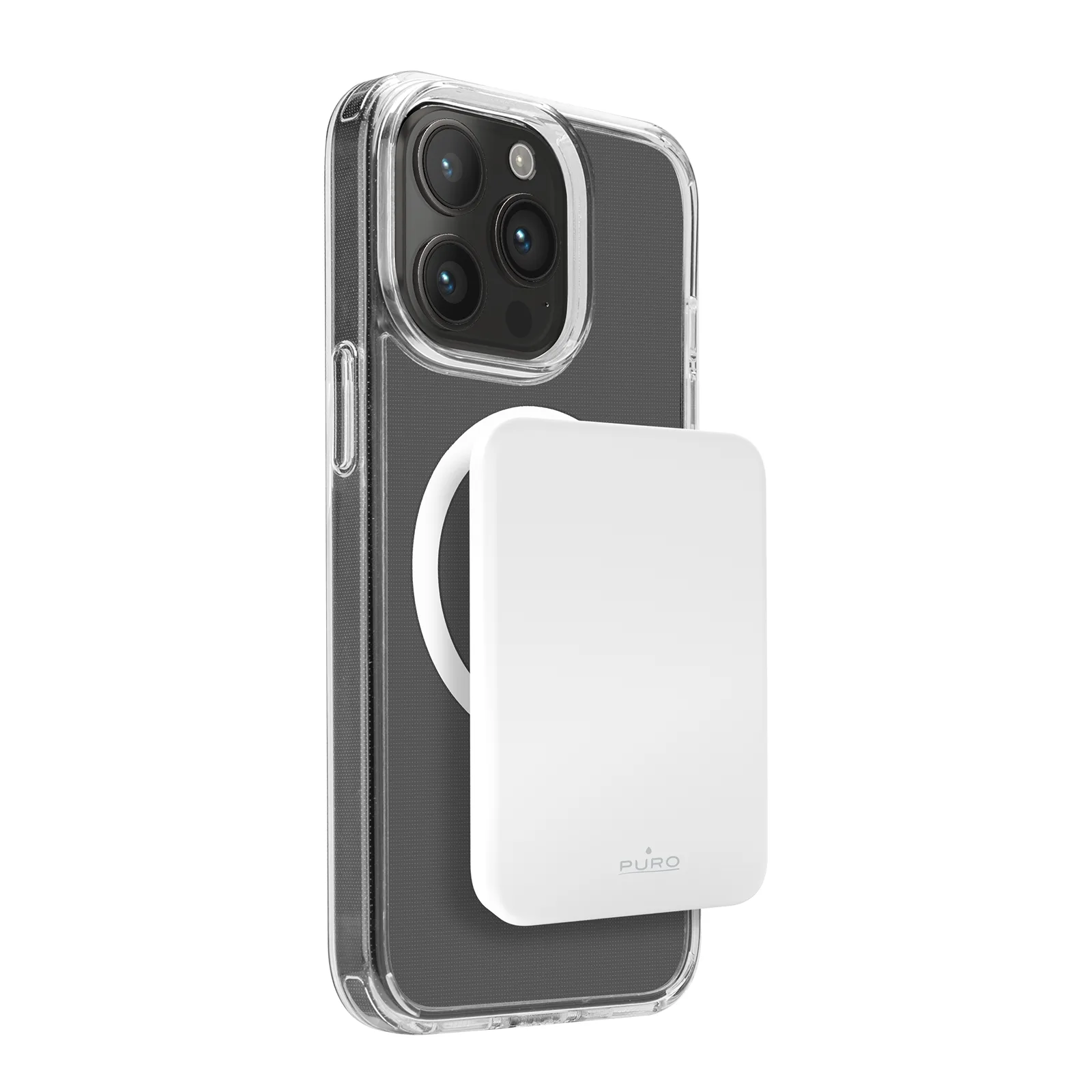 Powerbank 4200mAh USB-C MagSafe Slim Power Mag - biały Powerbank 4200mAh USB-C MagSafe Slim Power Mag - biały