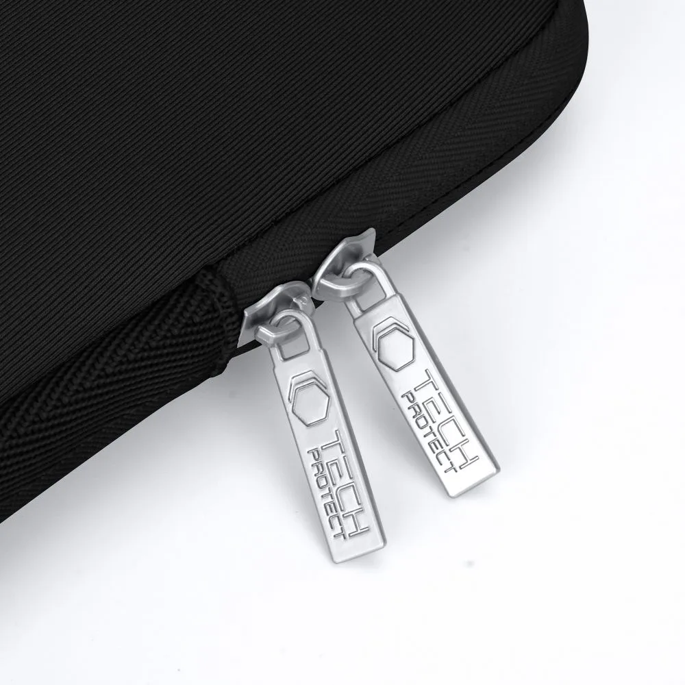 Torba etui pokrowiec na laptopa 13-14'' + etui na akcesoria - czarna 3