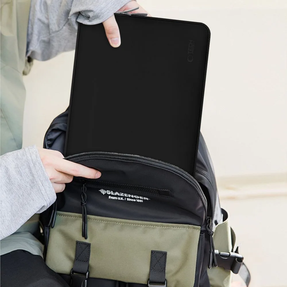 Torba etui pokrowiec na laptopa 13-14'' + etui na akcesoria - czarna 7