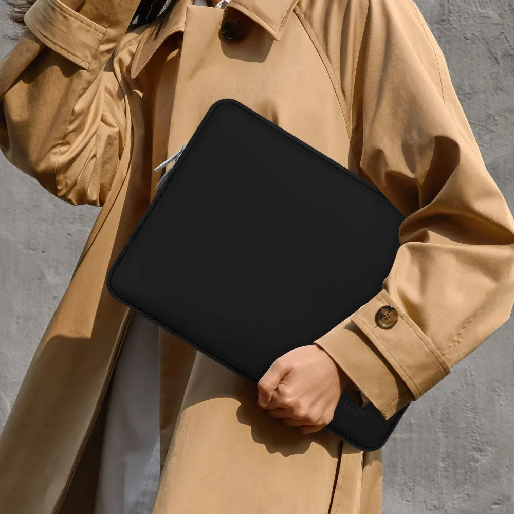 Torba etui pokrowiec na laptopa 13-14'' + etui na akcesoria - czarna 9